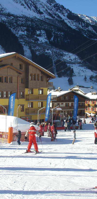 station de ski a pralognan la vanoise pres du dome des sonnailles
